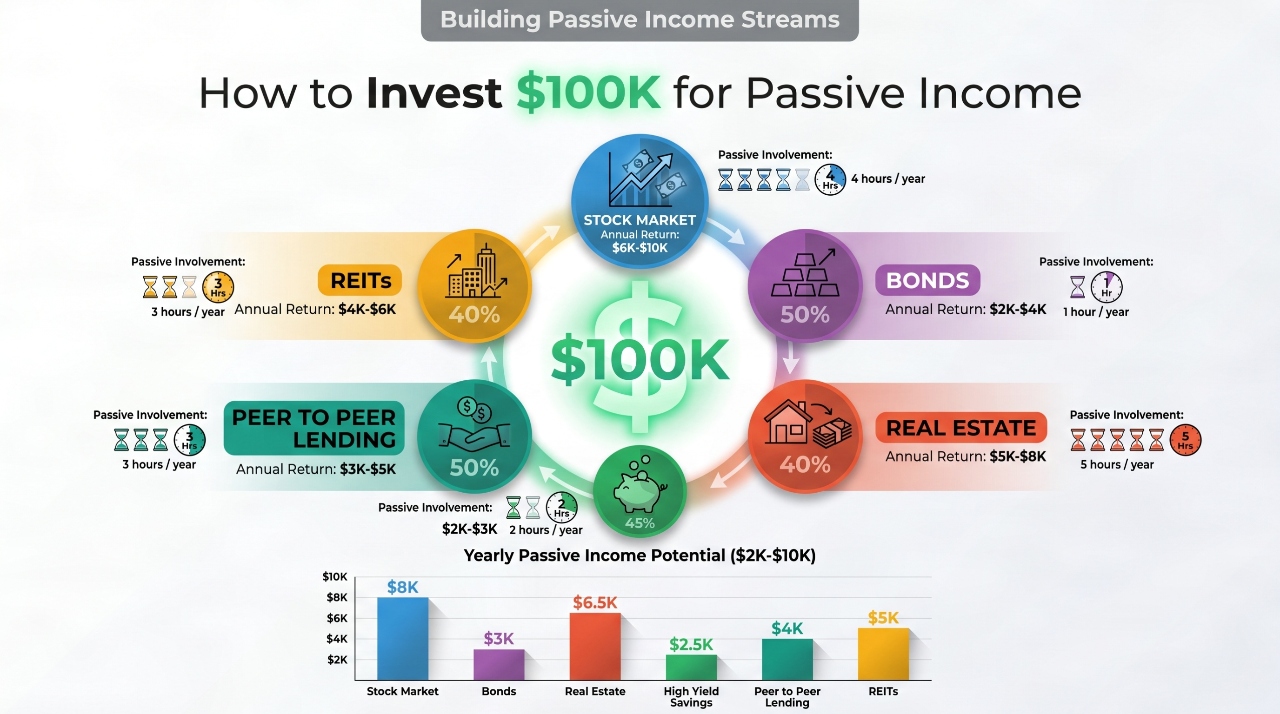 How to Invest 100K for Passive Income