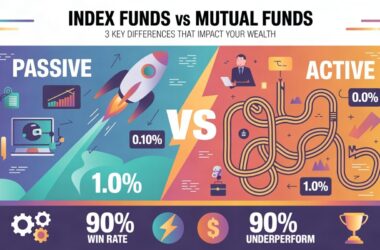 Explain Three Key Differences Between Index Funds and Mutual Funds